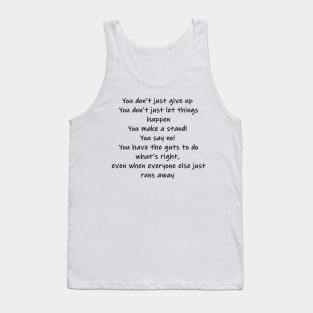 make a stand Tank Top